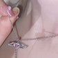 🎁50% KORTING💗Roze Engelenvleugels Ketting