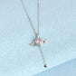 🎁50% KORTING💗Roze Engelenvleugels Ketting