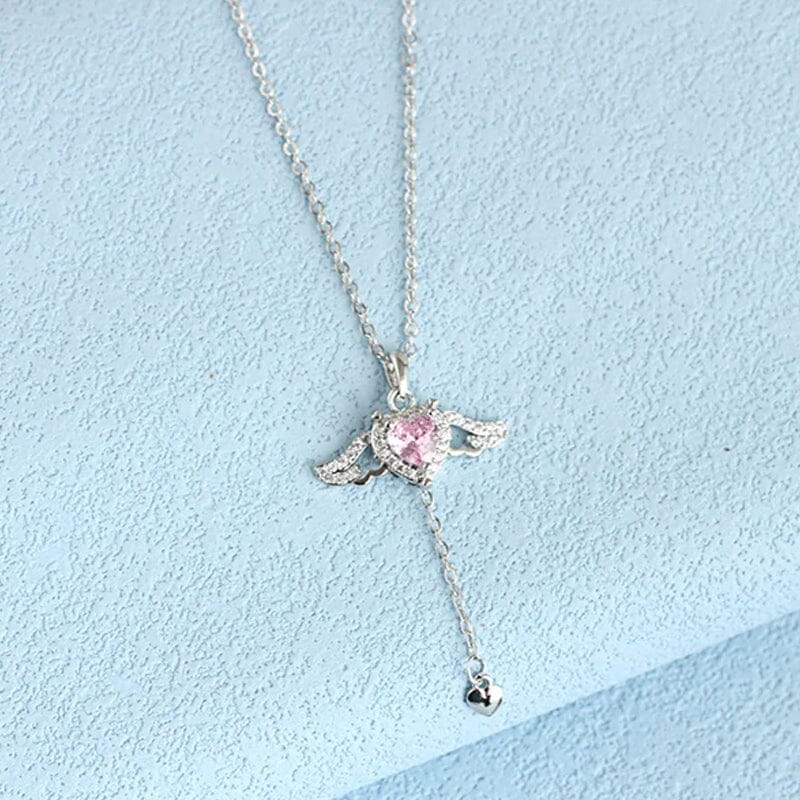 🎁50% KORTING💗Roze Engelenvleugels Ketting