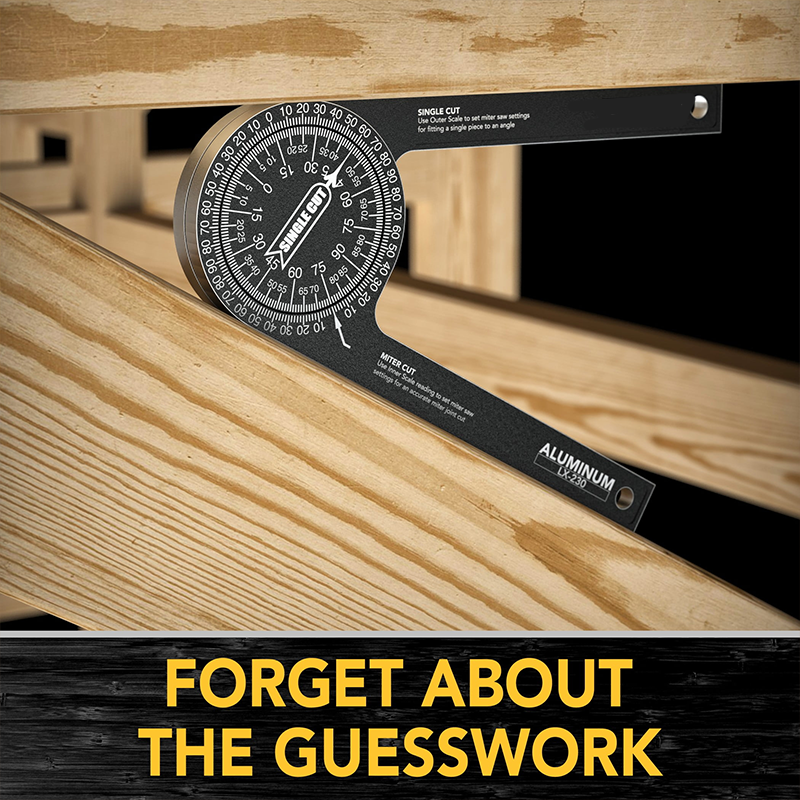 📐 -50%! 🔧 7-inch verstekzaag-maatlat – Nauwkeurig, robuust en gemakkelijk af te lezen – Ideaal voor hoekzaagsneden en doe-het-zelfprojecten 🪚