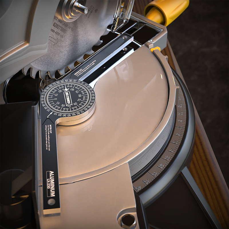 📐 -50%! 🔧 7-inch verstekzaag-maatlat – Nauwkeurig, robuust en gemakkelijk af te lezen – Ideaal voor hoekzaagsneden en doe-het-zelfprojecten 🪚