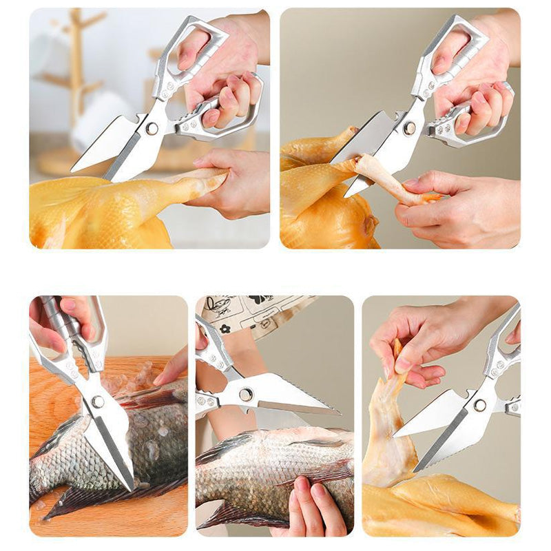✂️ 50% RABATT! ✨ ALLROUND-KÜCHENSCHEREHochwertig für Geflügel & Alltag, rutschfester GriffKräuter hacken & Nüsse zerbrechen – spülmaschinenfest 🍗🌿