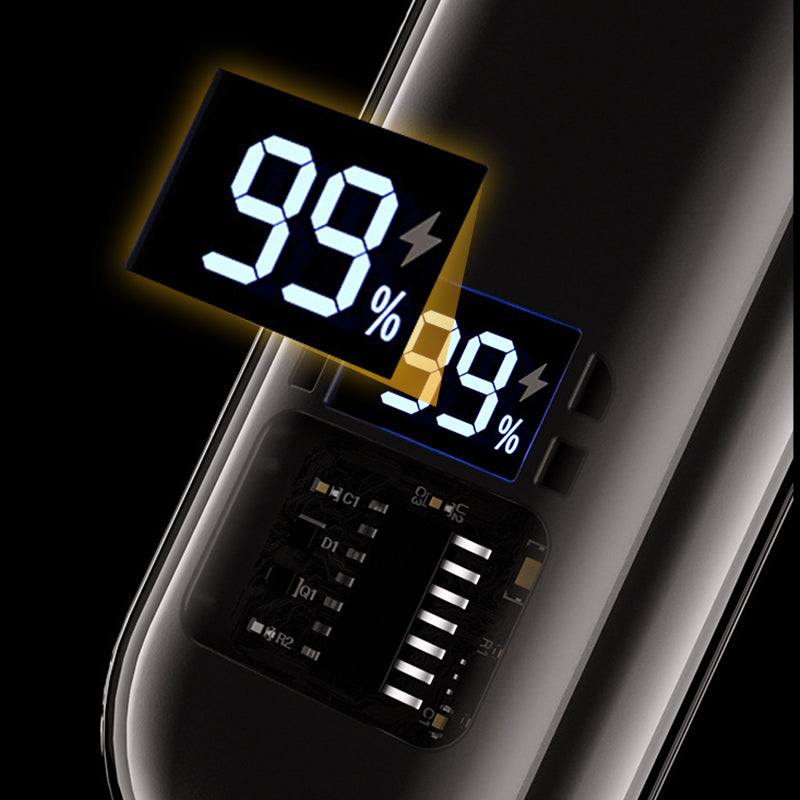 ✨✂️Slimme neusschaar - ⚡Pijnloos knippen, IPX7 waterdicht, Type-C snelladen, LED-display