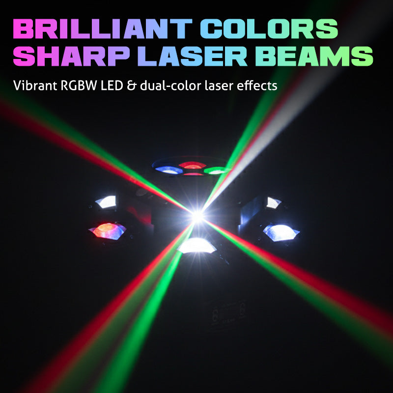 🎉 2026 Uitverkoop — Meer dan 13.000 Verkocht! 💞 Multi-Beam LED Sfeerverlichting – Feestbrilliantie 🌸