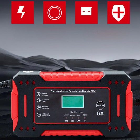 🚗 50% RABATT! 🎁 12V Slim Ladegerät (6A + Pulsreparatur) – Neujahrsgeschenk – Sicher & Langlebig, Kompatibel mit Auto/Motorrad/E-Bike 🔋