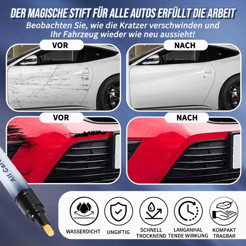 🎁 1+1 GRATIS! Magische Autokrasverwijderingspen – Directe Lakreparatie en Herstel van Glans 🚗🛠️
