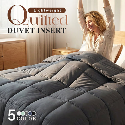 ☁️ 50 % RABATT 🛏️ Leichte und atmungsaktive Steppdecke, hautfreundlich, ideal für das ganze Jahr ✨