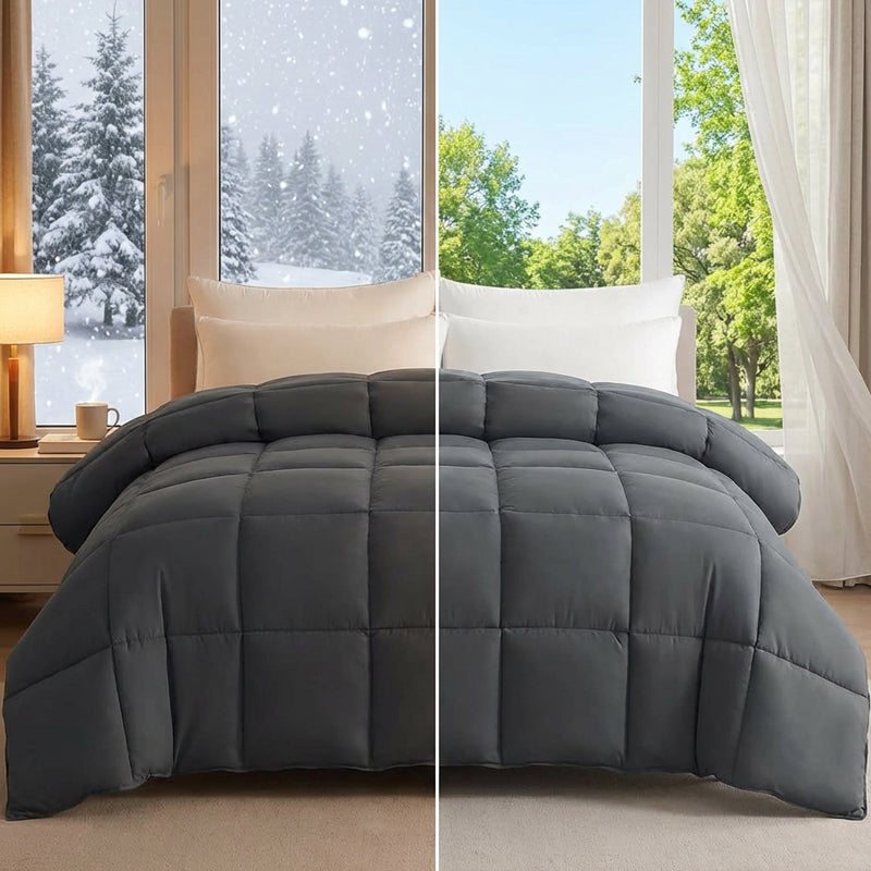 ☁️ 50 % RABATT 🛏️ Leichte und atmungsaktive Steppdecke, hautfreundlich, ideal für das ganze Jahr ✨