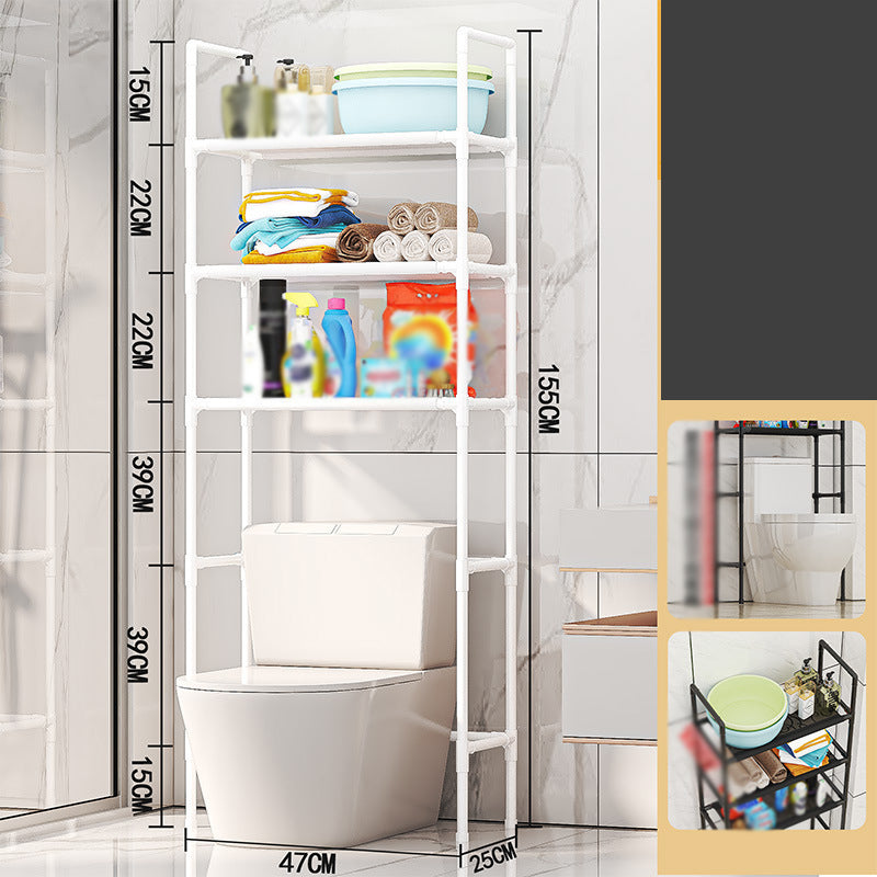 Opbergrek voor badkamer en wasruimte – zonder boren