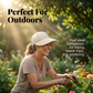 Dames zonnehoed met brede rand – UV-bescherming, sneldrogende stof en ademend comfort