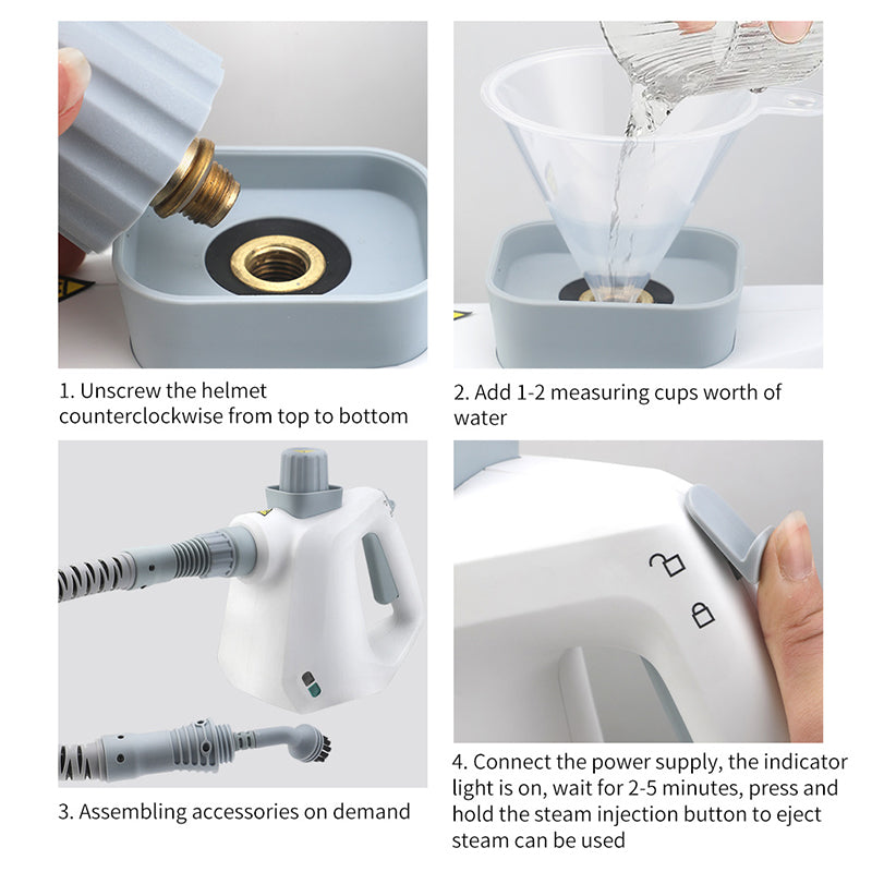Multifunctionele Handstoomreiniger Set voor Thuisgebruik
