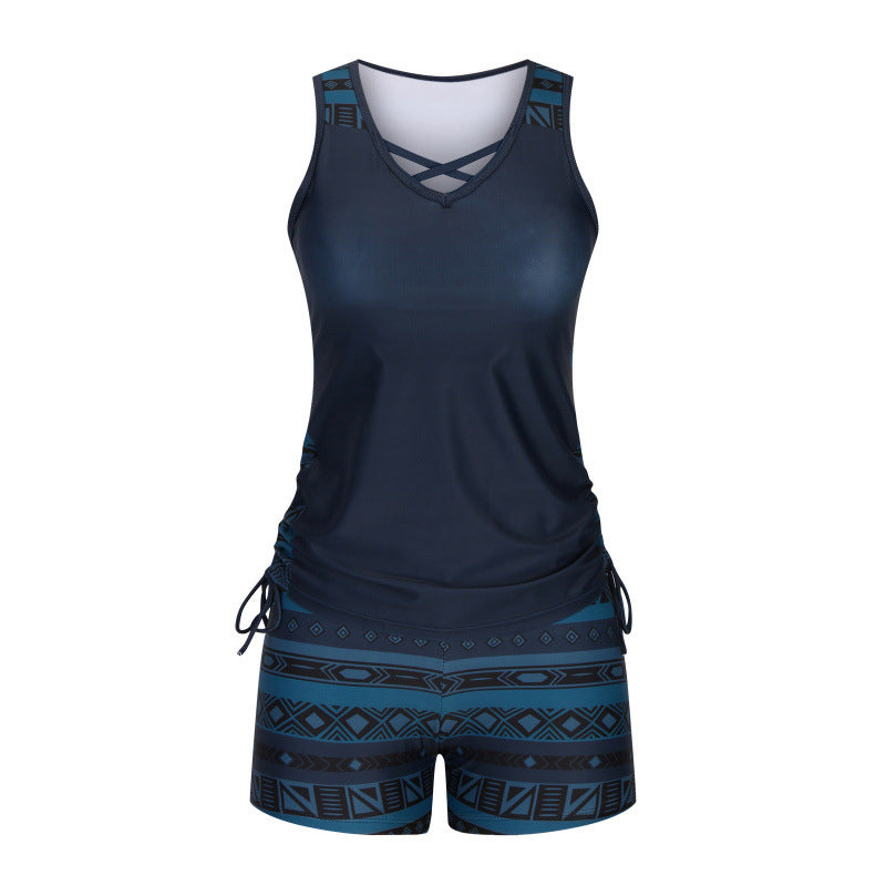 🥳ZOMERUITVERKOOP🥳💞Meer dan 50.000 verkocht!💥50% korting! 🔥Dames tankini met print, tweedelig badpak