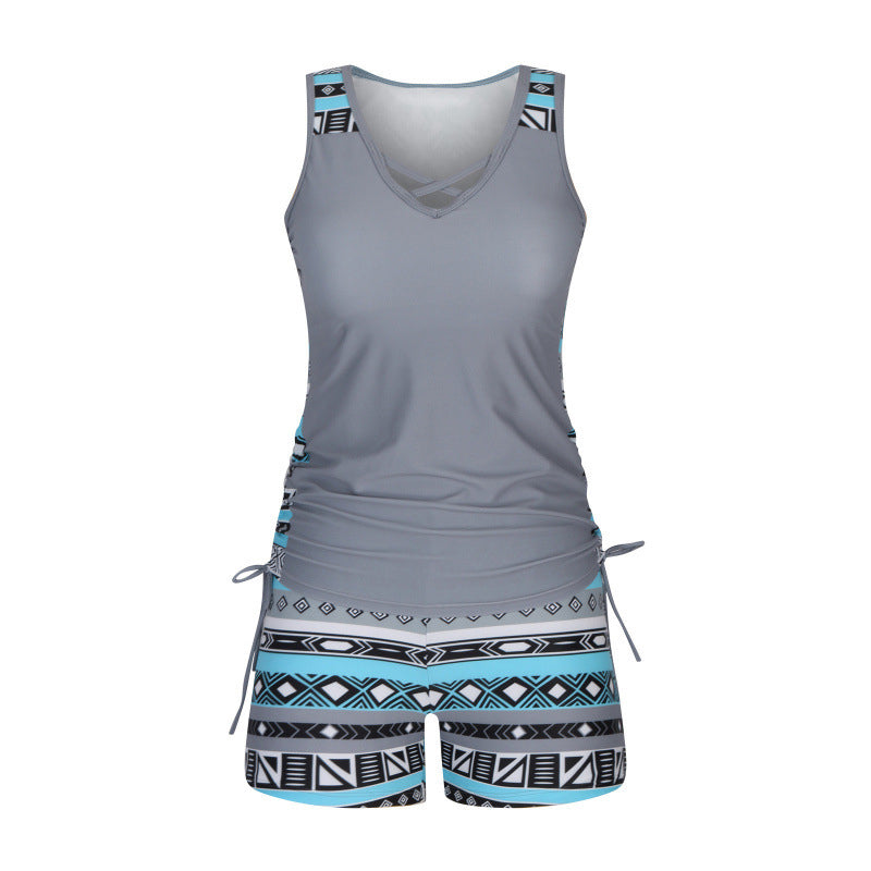🥳ZOMERUITVERKOOP🥳💞Meer dan 50.000 verkocht!💥50% korting! 🔥Dames tankini met print, tweedelig badpak