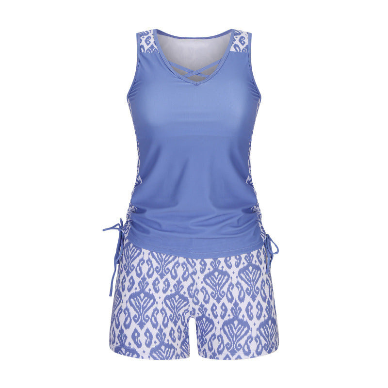 🥳ZOMERUITVERKOOP🥳💞Meer dan 50.000 verkocht!💥50% korting! 🔥Dames tankini met print, tweedelig badpak