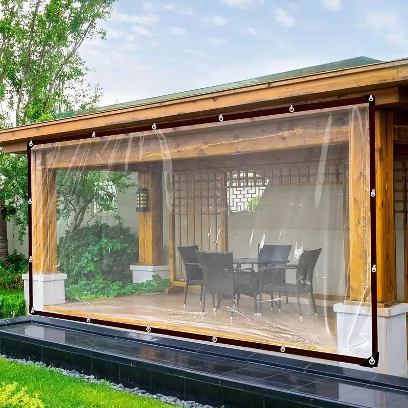 ❄️Zomerfresh 50% Korting!🌧️Transparant PE Afdekzeil – Weerbestendig Doorzichtig Zeil voor Balkon, Terras, Kas, Veranda en Tuin