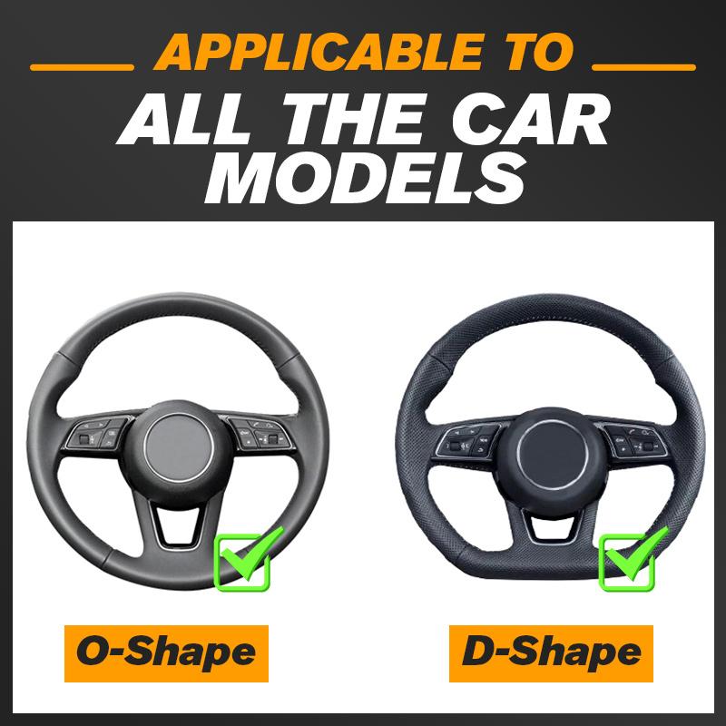 🚗🧤 50% KORTING! Alsof je een onzichtbaar pantser om je stuur spant dat nooit meer wegglijdt! Deze koolstofvezel lederen hoes met antislip grip maakt elke ochtendrit koeler, veiliger, en een stuk luxer.