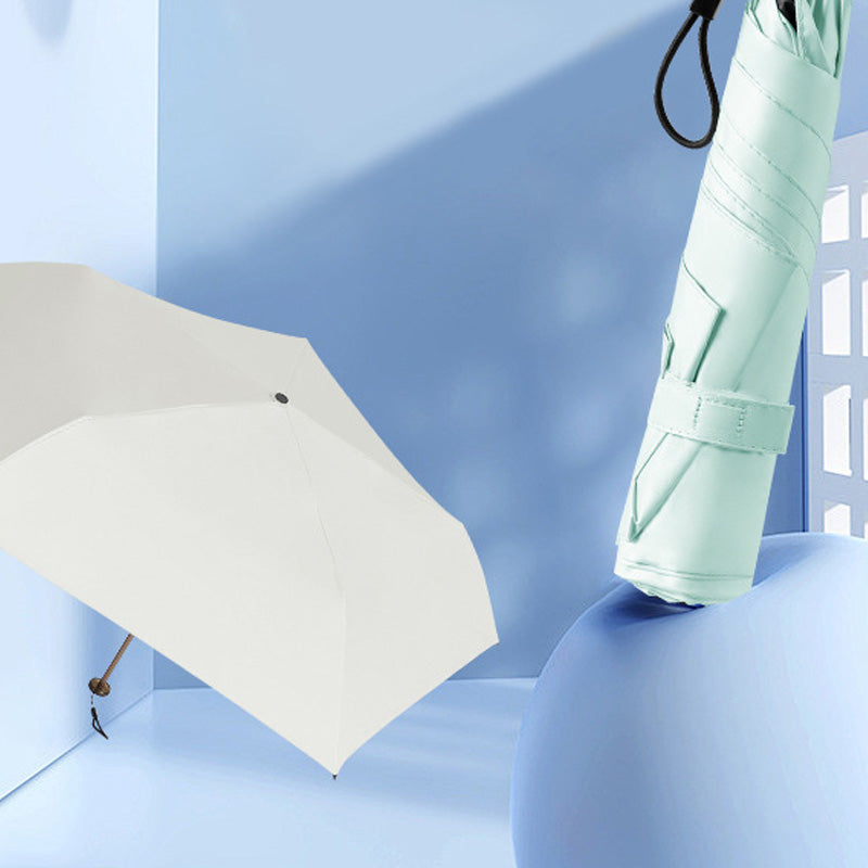 ✨Ultra-lichte zon- en regenbescherming – Zeg vaarwel tegen bulky paraplu's, perfect voor onderweg! 🎁☂️