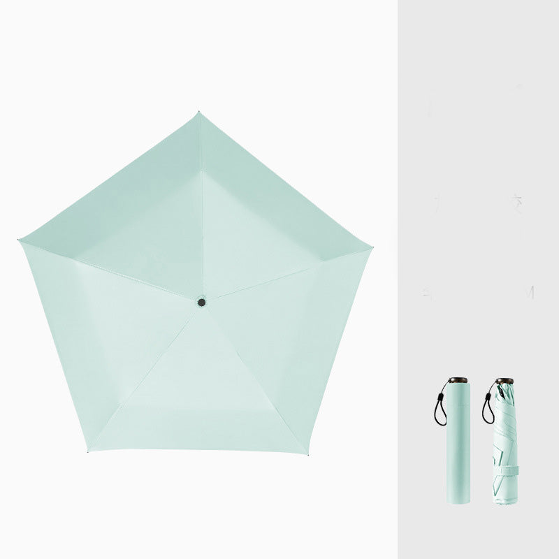 ✨Ultra-lichte zon- en regenbescherming – Zeg vaarwel tegen bulky paraplu's, perfect voor onderweg! 🎁☂️