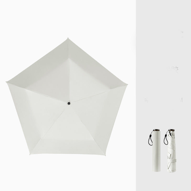✨Ultra-lichte zon- en regenbescherming – Zeg vaarwel tegen bulky paraplu's, perfect voor onderweg! 🎁☂️