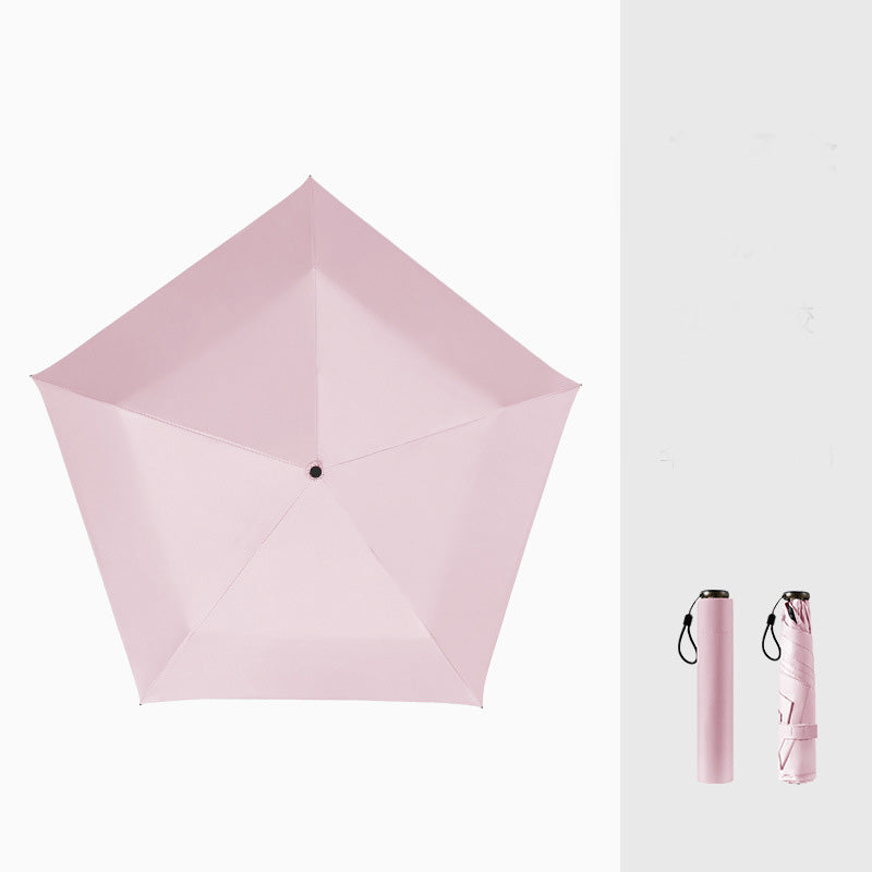 ✨Ultra-lichte zon- en regenbescherming – Zeg vaarwel tegen bulky paraplu's, perfect voor onderweg! 🎁☂️