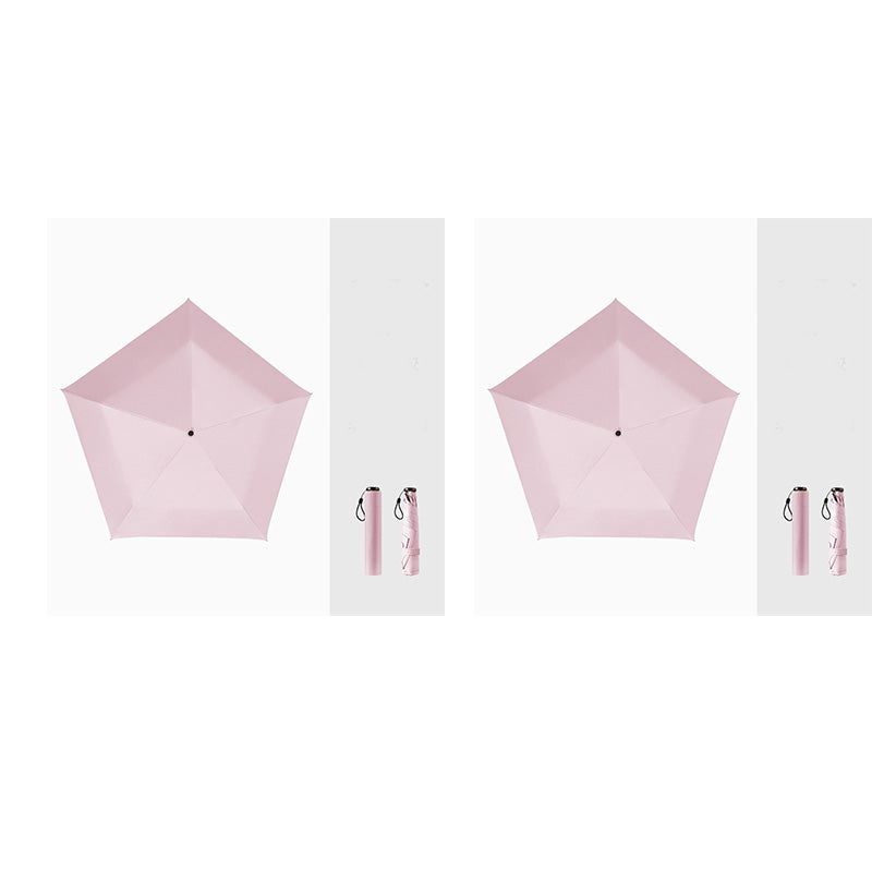 ✨Ultra-lichte zon- en regenbescherming – Zeg vaarwel tegen bulky paraplu's, perfect voor onderweg! 🎁☂️