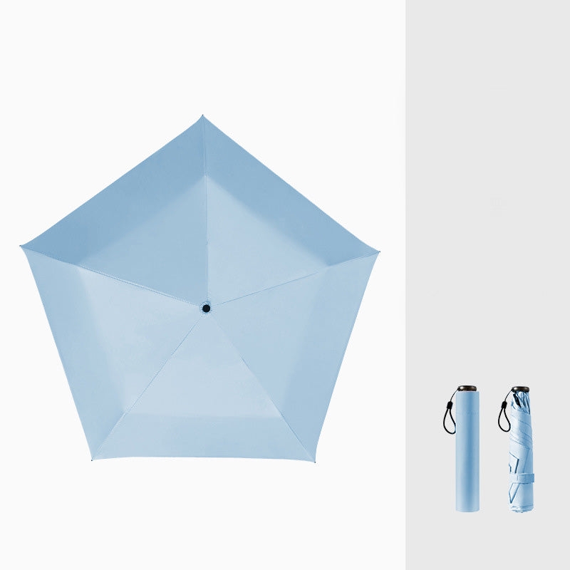 ✨Ultra-lichte zon- en regenbescherming – Zeg vaarwel tegen bulky paraplu's, perfect voor onderweg! 🎁☂️
