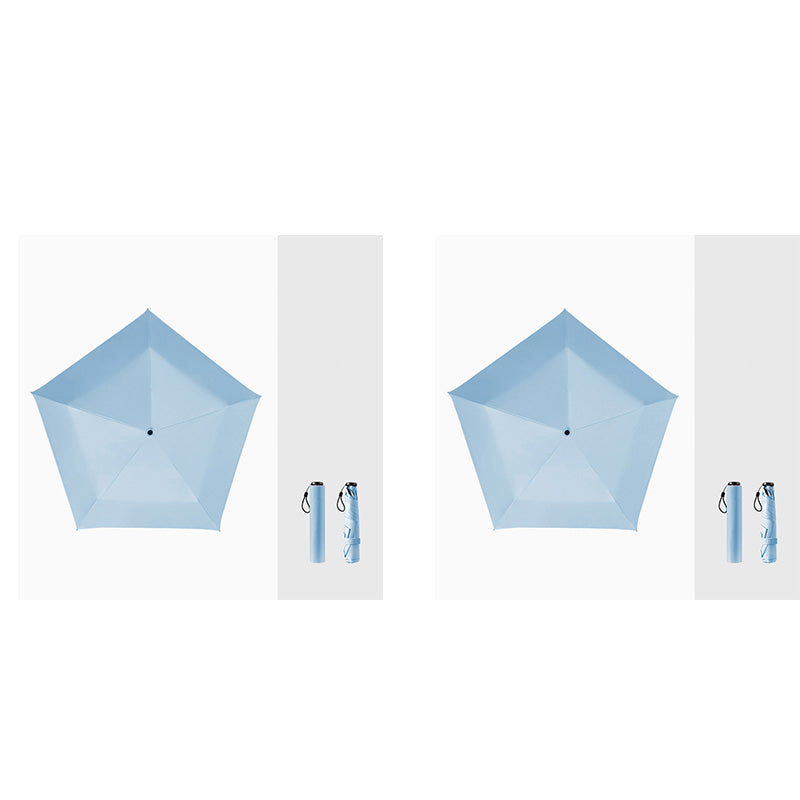 ✨Ultra-lichte zon- en regenbescherming – Zeg vaarwel tegen bulky paraplu's, perfect voor onderweg! 🎁☂️
