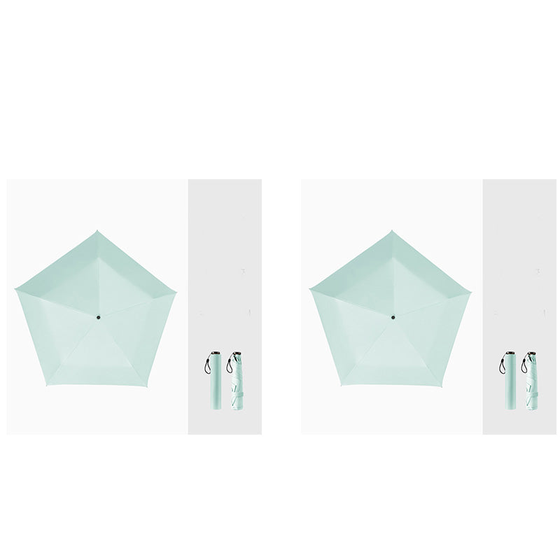 ✨Ultra-lichte zon- en regenbescherming – Zeg vaarwel tegen bulky paraplu's, perfect voor onderweg! 🎁☂️