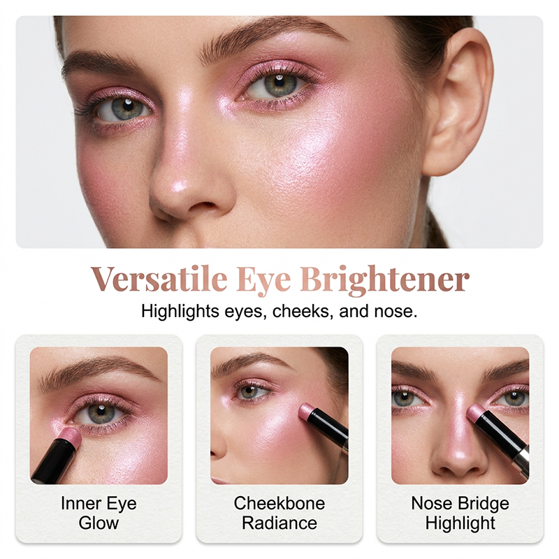 ✨50% KORTING👁️ Draaibare oogschaduwstift | Stralend resultaat in één beweging · Langdurig en veegvast · Zijdezacht en trekt niet · Hoge kleurintensiteit · Geen kwast nodig