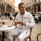 🧥TIJDELIJKE AANBIEDING: 50% KORTING✨Set met bedrukt herenjack met rits en broek – Compleet, zacht, casual🎨