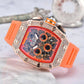 ⌚ Beperkte oplage – 52% korting✨ Luxe herenhorloge in tonneauvorm met strass-versiering