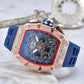 ⌚ Beperkte oplage – 52% korting✨ Luxe herenhorloge in tonneauvorm met strass-versiering