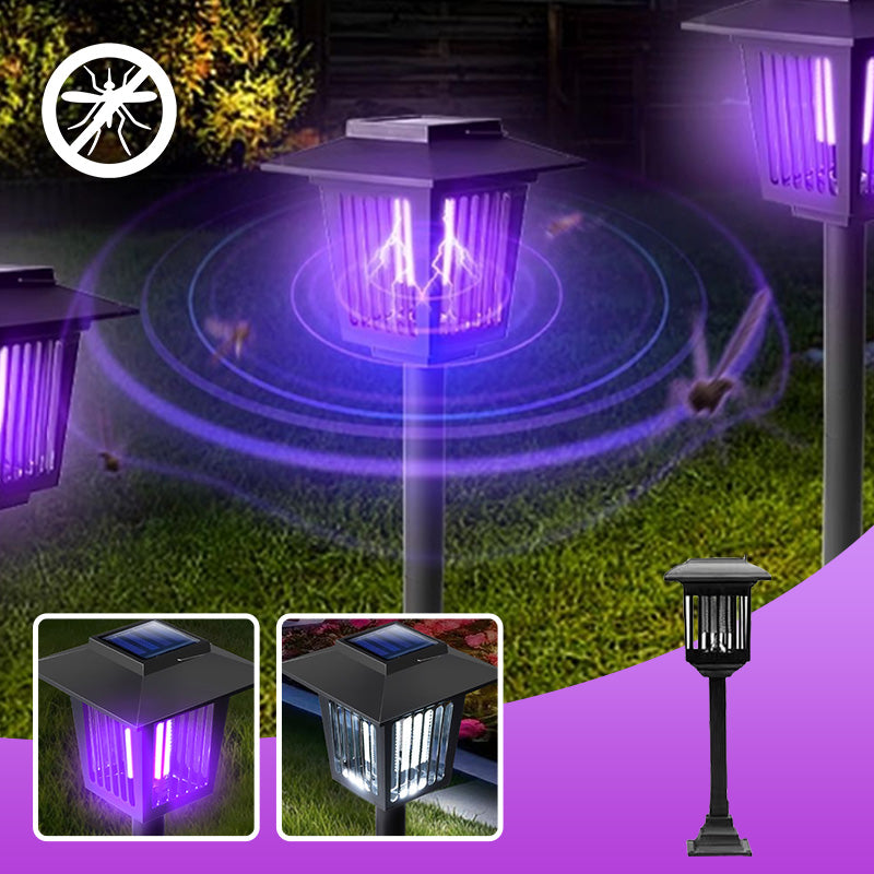 Zonne-energie muggenschaarlamp voor buite