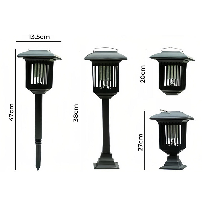 Zonne-energie muggenschaarlamp voor buite