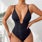 👙TIJDELIJKE 50% KORTING!✨Dames V-hals taille shapewear bodysuit – Glad, ondersteunend, veelzijdig💫