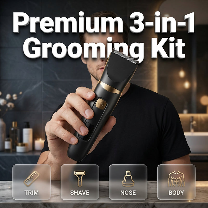 ⏳🔥TIJDELIJKE AANBIEDING: 50% KORTING! ✂️ 3-in-1 elektrische verzorgingsset – Perfect voor mannen en vrouwen ✨