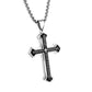 Heren Kruis Ketting met Onze Vader Gebed