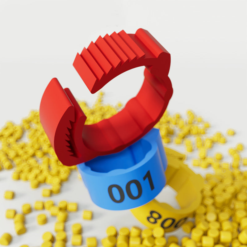 Adjustable Snap-On Poultry Leg Bands
