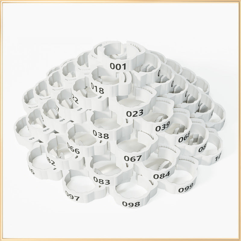 Adjustable Snap-On Poultry Leg Bands