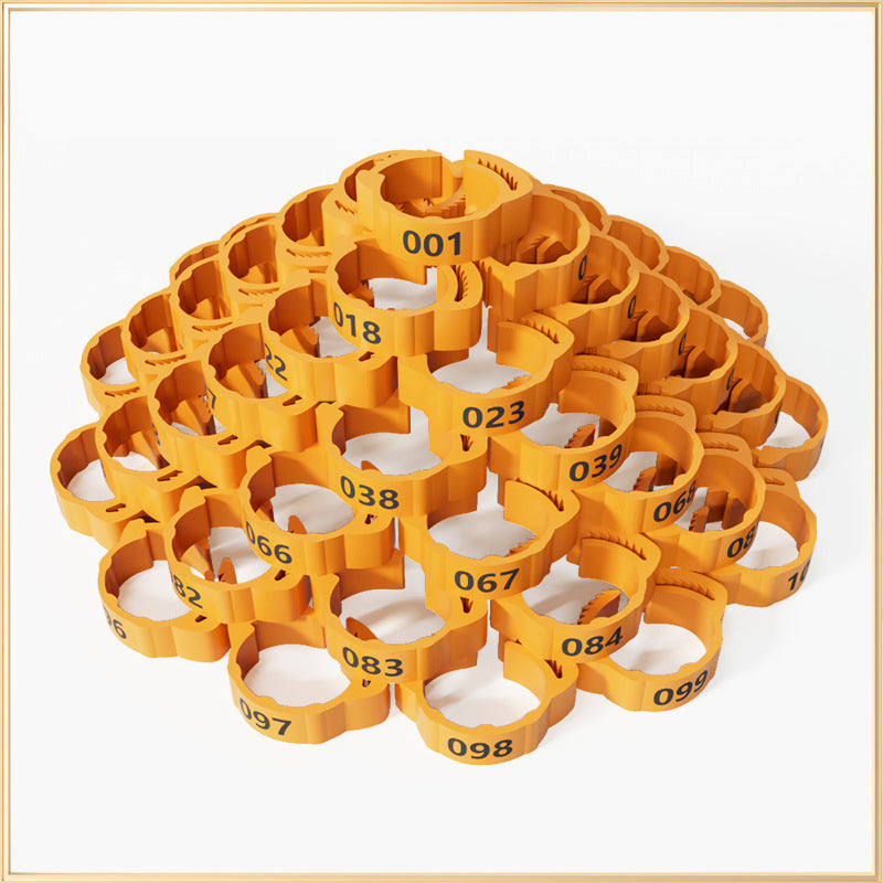Adjustable Snap-On Poultry Leg Bands
