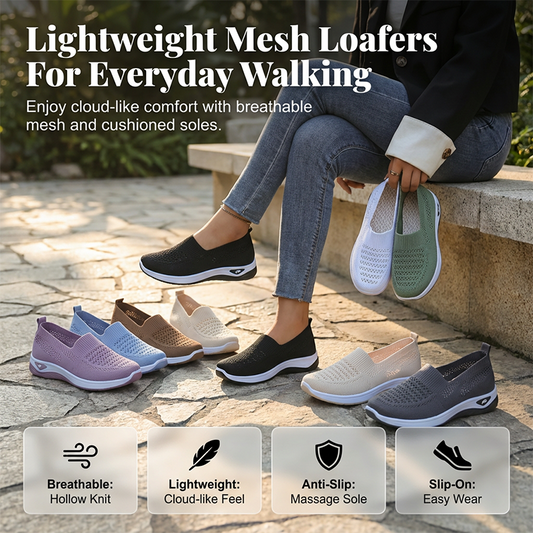 Women's Breathable Mesh Slip-On Shoes
