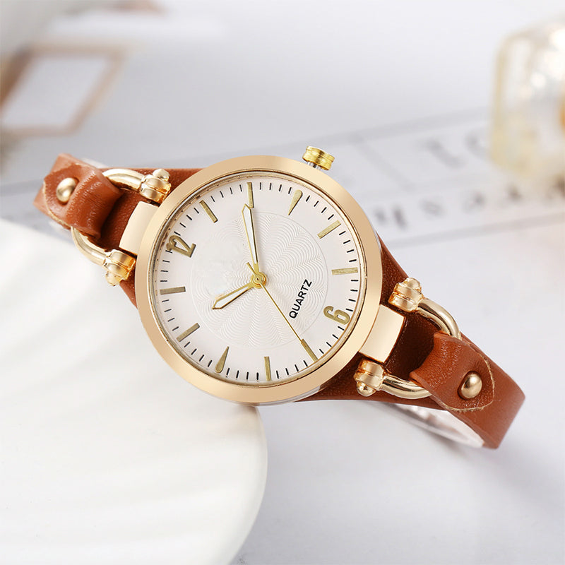 ⌚Chique horloge met smalle band voor dames