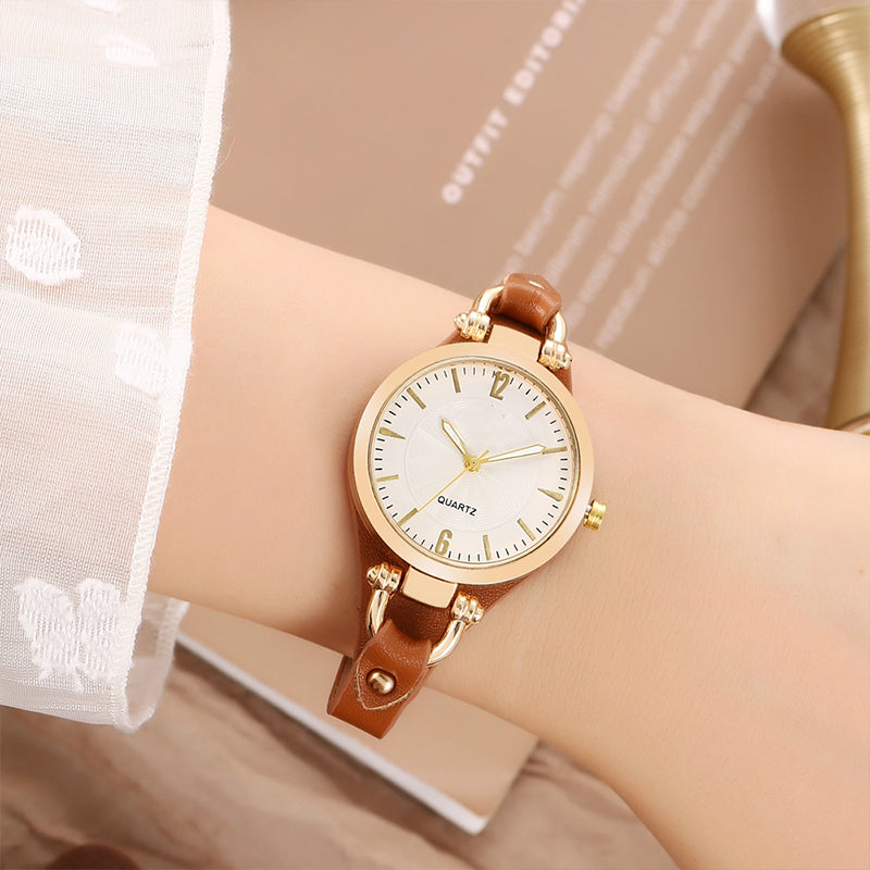 ⌚Chique horloge met smalle band voor dames