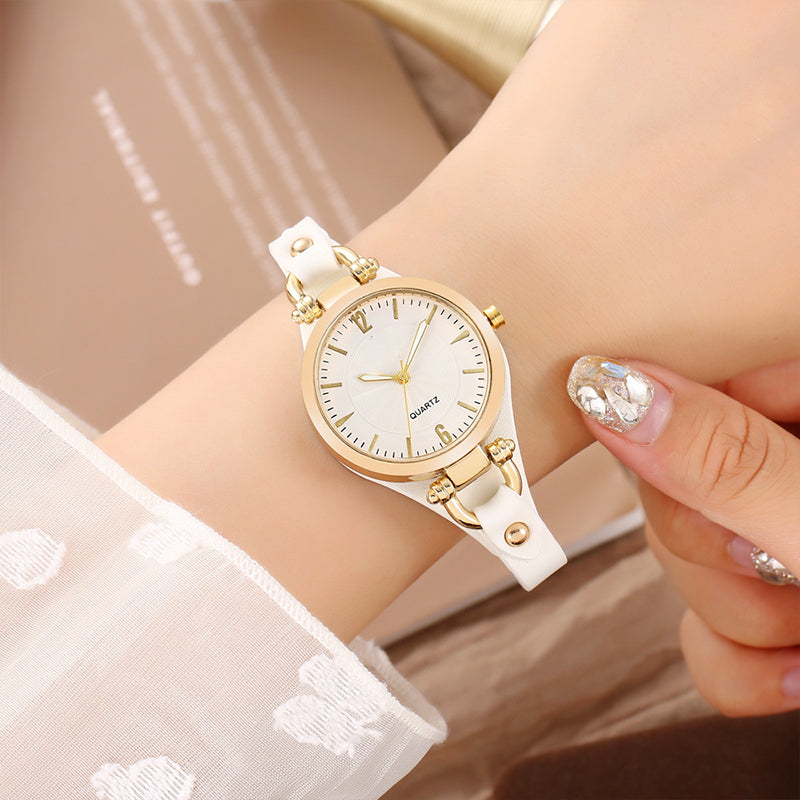 ⌚Chique horloge met smalle band voor dames