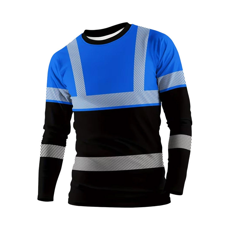👕 50 % RABATT! 🏃‍♂️ Sportig långärmad tröja för herrar – fuktavvisande och med diskret tryck – perfekt för aktiva dagar, jogging eller fritiden – andas och är bekväm 🌿