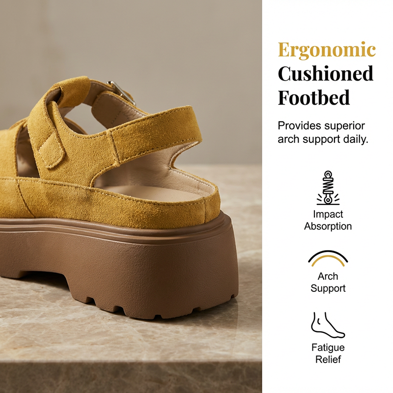 💃👡 Tijdelijke Actie: Stoere Zomer Sandalen met Dikke Zool | Ergonomisch🌟
