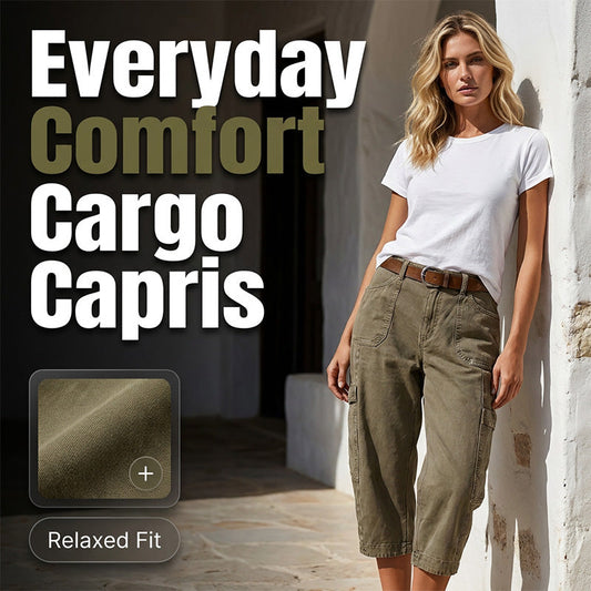 Casual Cargo Capribroek met Losse Pasvorm