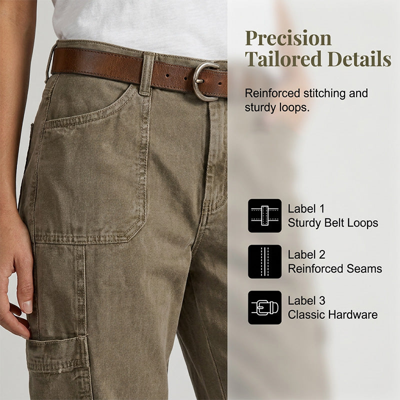 Casual Cargo Capribroek met Losse Pasvorm