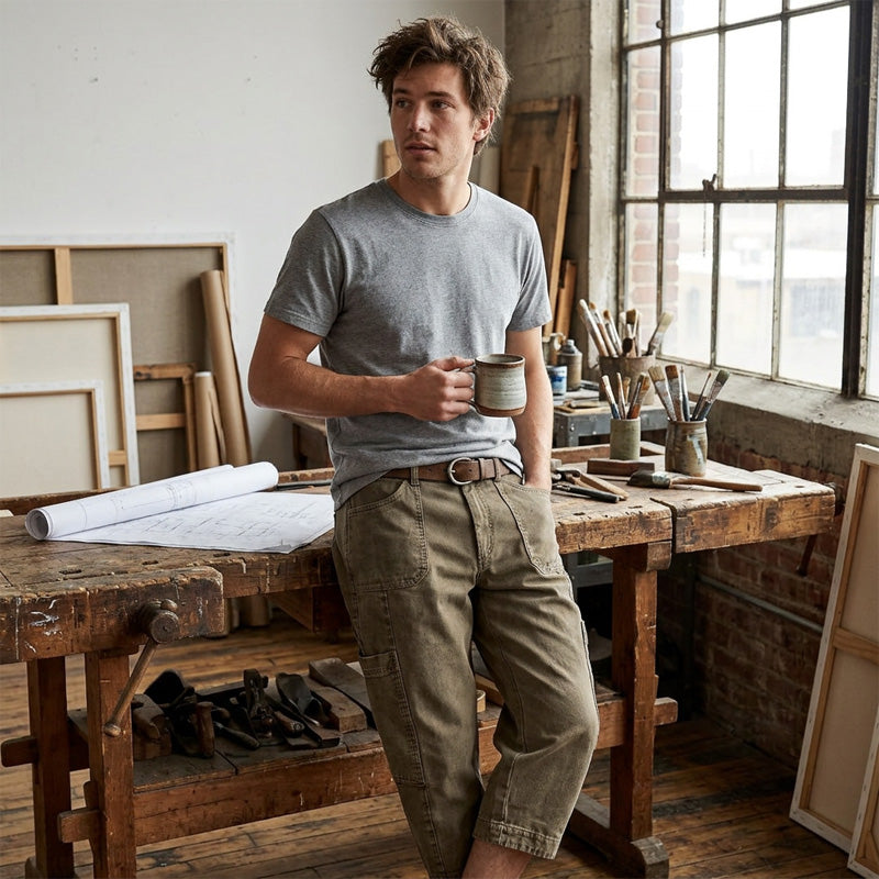 Casual Cargo Capribroek met Losse Pasvorm