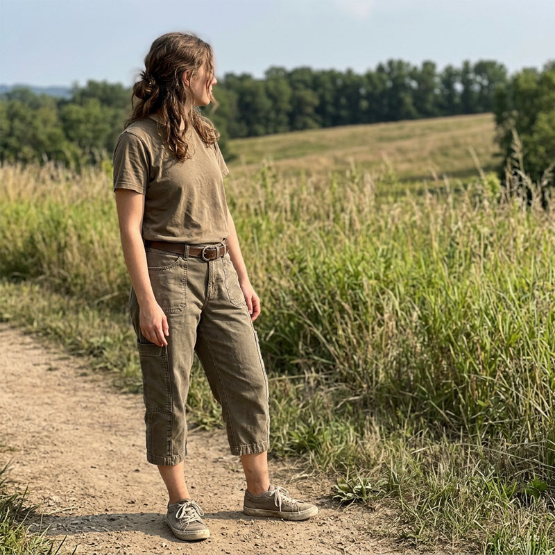 Casual Cargo Capribroek met Losse Pasvorm